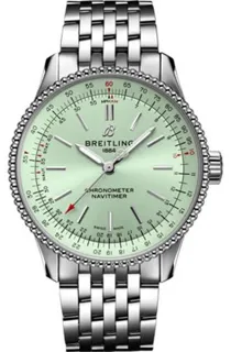 Breitling Navitimer A17395361L1A1 35mm Stainless steel Green