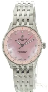 Breitling Navitimer A77320D91K1A1 32mm Stainless steel Pink