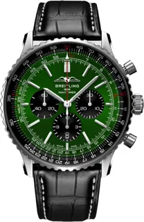 Breitling Navitimer AB0137241L1P1 46mm Stainless steel Green