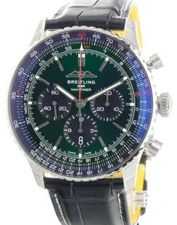 Breitling Navitimer AB0137241L1P1 46mm Stainless steel Green