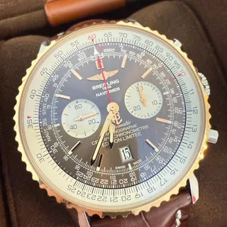 Breitling Navitimer UB0127211B1P1 46mm Stainless steel and Red gold Black