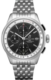 Breitling Premier A13315351B1A1 42mm Stainless steel Black