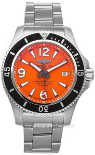 Breitling Superocean A17366D71O1A1 42mm Stainless steel Orange