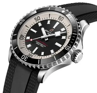 Breitling Superocean A17376211B1S1 44mm Stainless steel Black