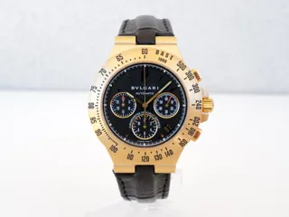 Bulgari Diagono CH40GTA Yellow gold Black