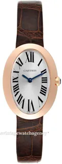 Cartier Baignoire Small Model W8000007 31.5mm Rose gold Silver