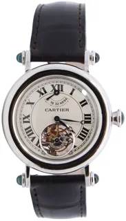 Cartier Diabolo 2051 35mm Platinum White