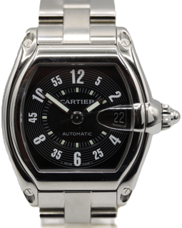 Cartier Roadster 2510 37mm Stainless steel Black