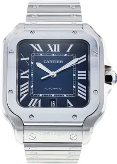 Cartier Santos de Cartier WSSA0013 40mm Stainless steel Blue