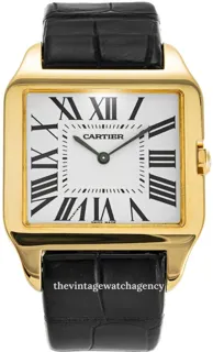 Cartier Santos W2008751 18k yellow gold Silver