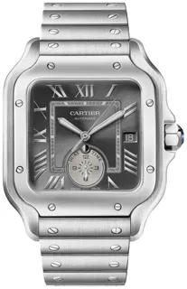 Cartier Santos WSSA0076 40mm Stainless steel Gray