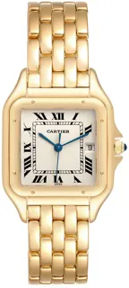 Cartier Panthère W25014B9 Yellow gold silver grained