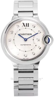 Cartier Ballon Blue WE902075 Stainless steel Silver