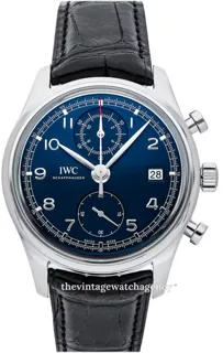 IWC Portugieser IW390406 42mm Stainless steel Blue