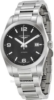 Longines Conquest L2.785.4.56.6 Stainless steel Black