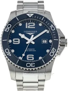 Longines HydroConquest L3.782.4.96.6 Stainless steel Blue