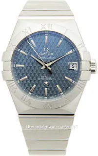 Omega Constellation Men 123.10.38.21.03.001 Stainless steel Blue