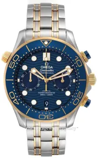 Omega Seamaster Diver 300M 210.20.44.51.03.001 Yellow gold Blue