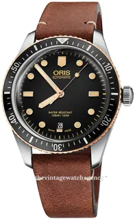 Oris Divers Sixty Five 01 733 7707 4354-07 5 20 45 40mm Bronze and Stainless steel Black