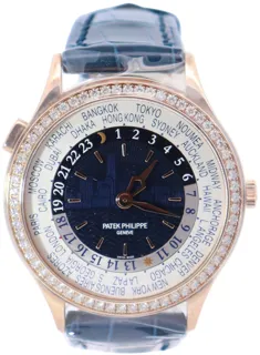 Patek Philippe World Time 7130R-012 36mm Rose gold Blue