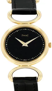 Piaget Vintage 9802D 26mm Yellow gold Black