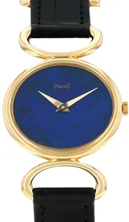 Piaget Vintage 9802D 27mm Yellow gold Blue