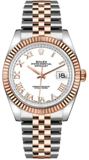 Rolex Datejust 36 116231 Yellow gold and Stainless steel White