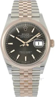 Rolex Datejust 36 126201-0013 Rose gold and Stainless steel Gray