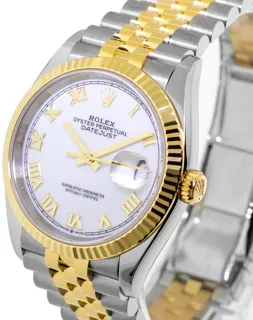 Rolex Datejust 36 126233 Stainless steel and 18k yellow gold White