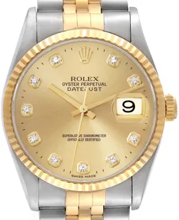 Rolex Datejust 36 16233 Stainless steel Champagne