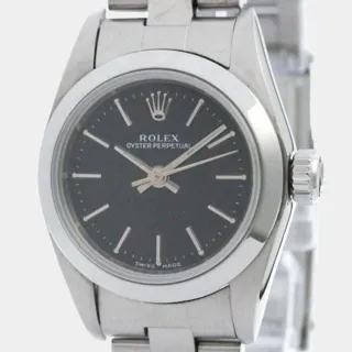 Rolex Oyster Perpetual Stainless steel Black