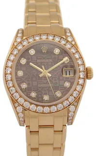 Rolex Pearlmaster 81158 34mm Yellow gold Golden