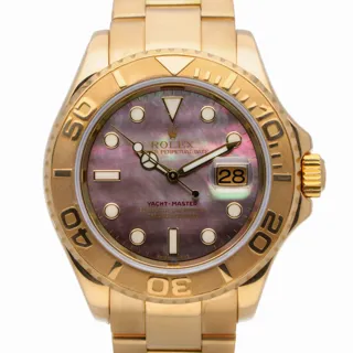 Rolex Yacht-Master 40 16628 18k yellow gold Black