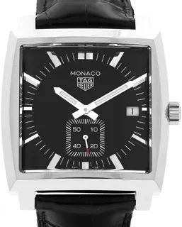 TAG Heuer Monaco WAW131A 37mm Stainless steel Black