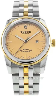 Tudor Glamour Date M53003-0005 31mm Stainless steel Golden