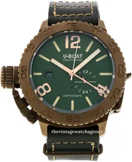 U-Boat Dual Time 9088 Bronze Green