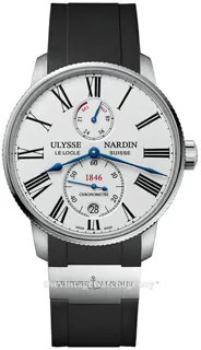 Ulysse Nardin Marine Torpilleur 1183-310-3/40 42mm Stainless steel White