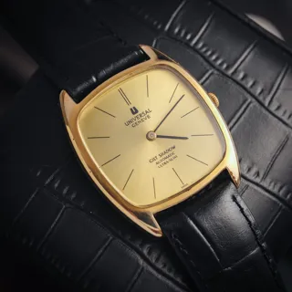 Universal Genève Gilt Shadow Automatic Ultra-Slim 566105 Yellow gold Golden