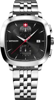 Wenger Vintage Classic Chrono 39.5 01.1933.101 Stainless steel Black