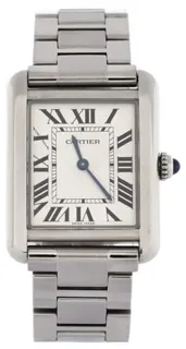 Cartier Tank W5200013 Stainless steel Silver