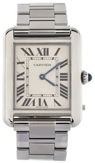 Cartier Tank W5200013 Stainless steel Silver