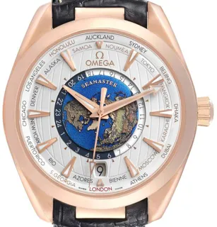 Omega Aqua Terra 220.53.43.22.02.001 43mm Sedna gold Silver