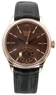 Rolex Cellini 50525 39mm Rose gold Black