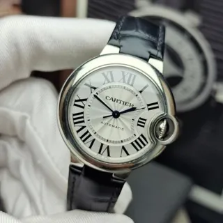 Cartier Ballon Bleu 33mm W6920085 33mm Stainless steel White