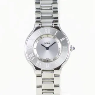 Cartier 21 Must de Cartier 1330 31mm Stainless steel Gray