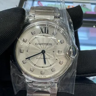 Cartier Ballon Bleu 36mm WE902075 36mm Stainless steel Silver