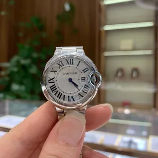 Cartier Ballon Bleu 33mm W6920084 33mm Stainless steel Silver