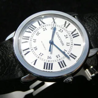 Cartier Ronde Solo de Cartier 2934 801684RX 36mm Stainless steel White