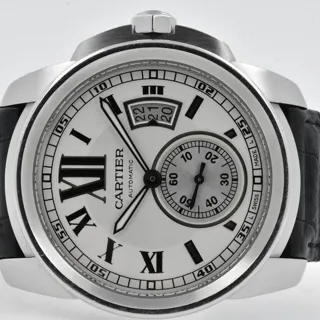 Cartier Calibre de Cartier W7100037 42mm Stainless steel Silver