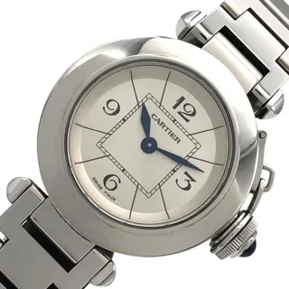 Cartier Pasha W3140007 27mm Stainless steel Silver